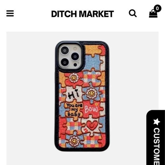 iPhone 12 / 12 Pro Ditch Market Phone Case - Picture 2 of 2
